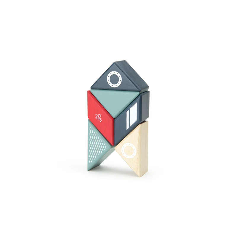Magnetic Block Set - Tugboat Travel Pal by Tegu - Image 5