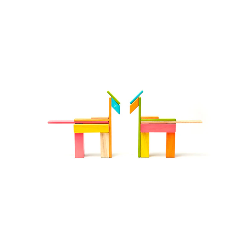 Magnetic Block Set 24 Pc Set - Tints by Tegu - Image 3