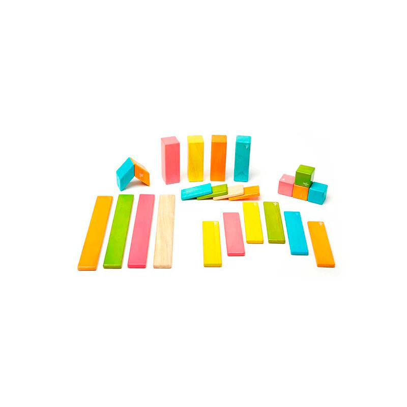 Magnetic Block Set 24 Pc Set - Tints by Tegu - Image 4