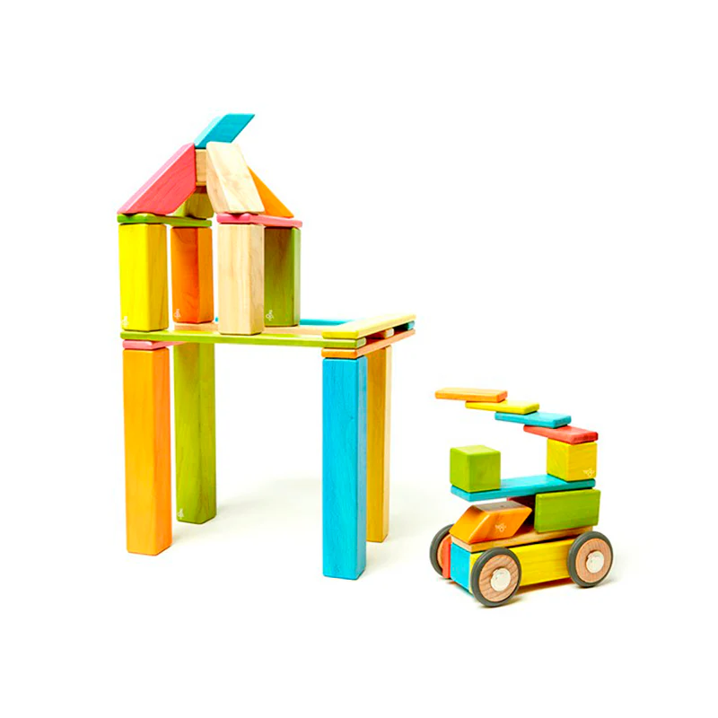 Magnetic Block Set 42 Pc Set - Tints by Tegu - Image 2