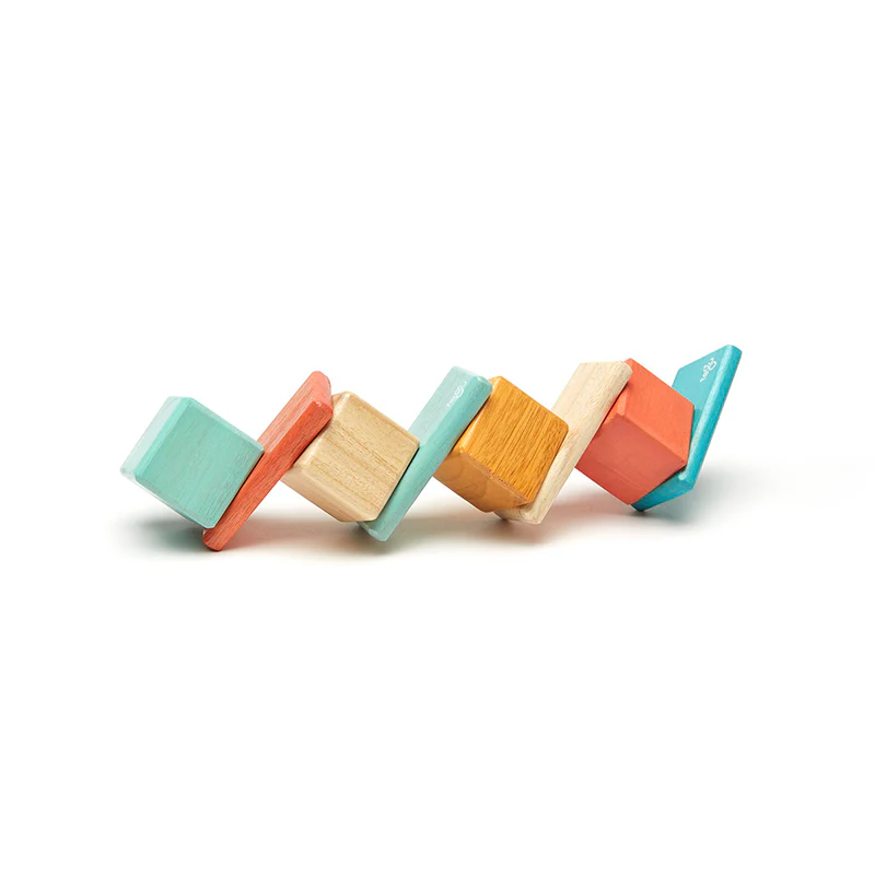 Magnetic Block Set 8 Pc Original Pocket Pouch - Sunset by Tegu - Image 4