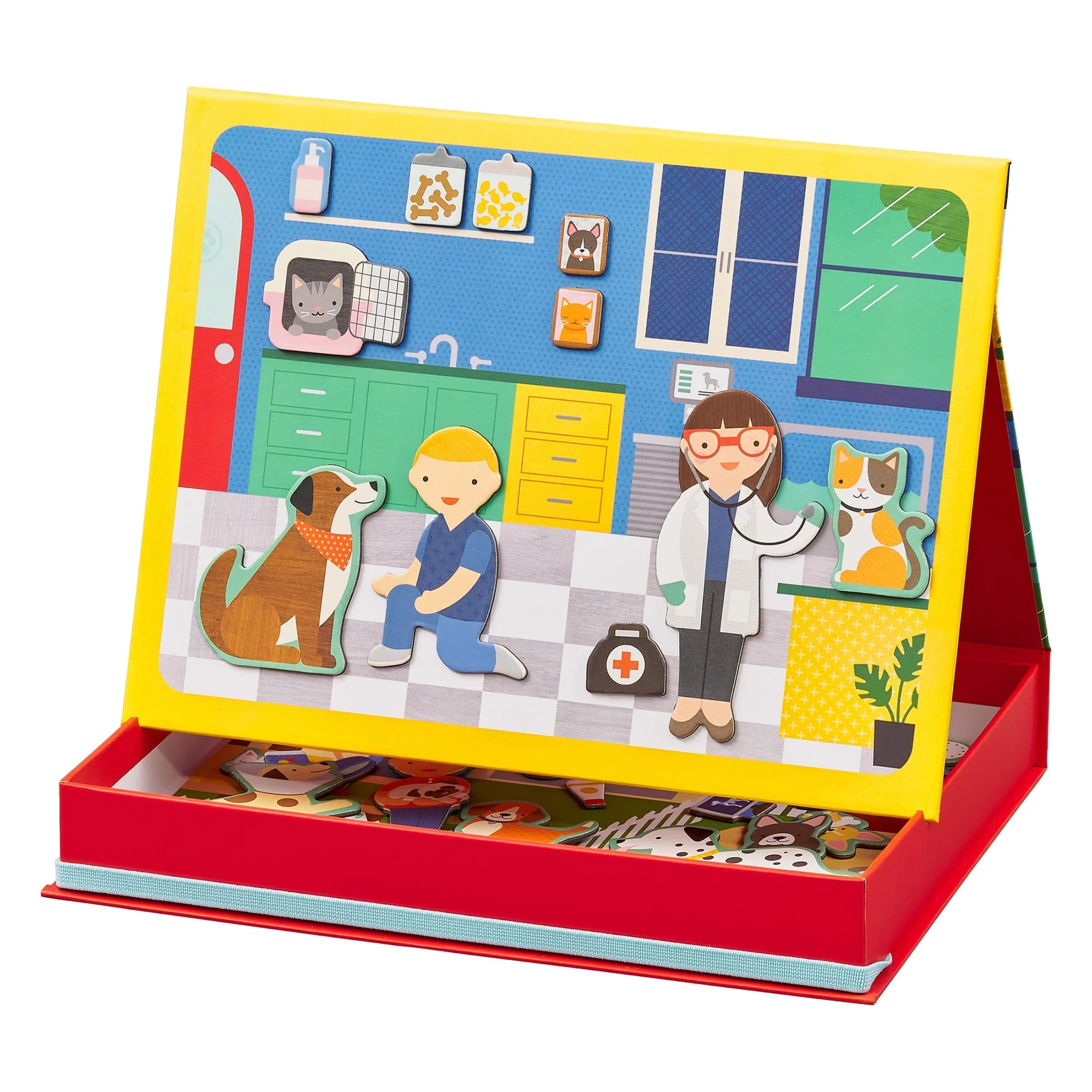 Magnetic Play Scene - Pet Hospital by Petit Collage - Image 2