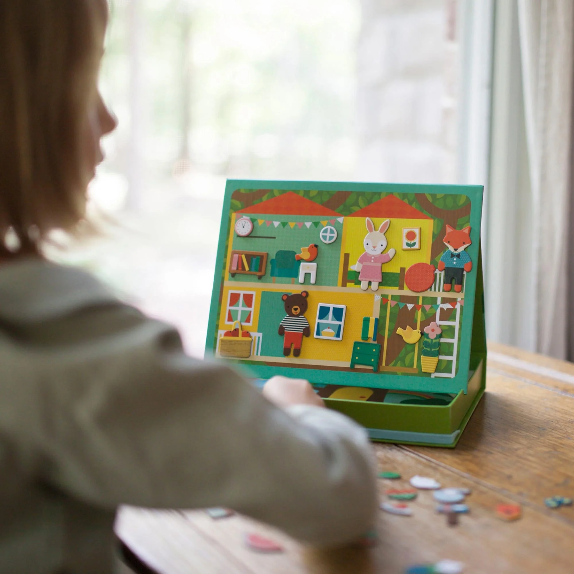 Magnetic Play Scene - Treehouse Party by Petit Collage - Image 2