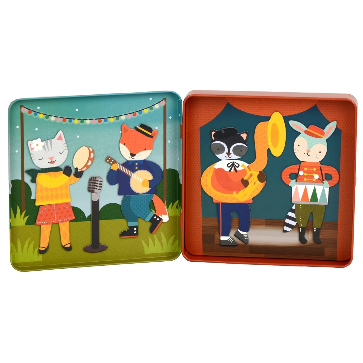 Magnetic Play Set - Animal Band by Petit Collage - Image 2