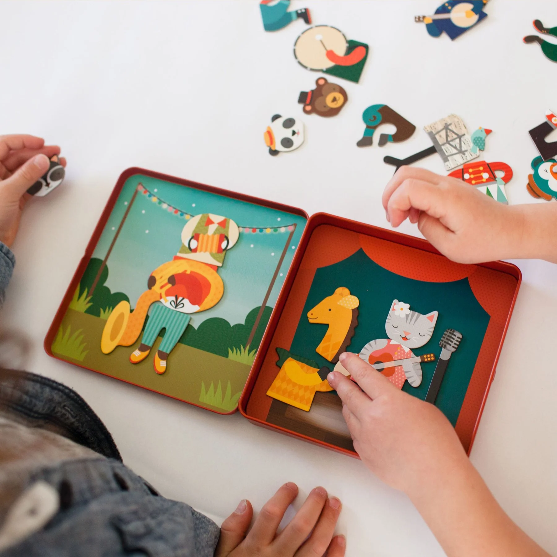 Magnetic Play Set - Animal Band by Petit Collage - Image 3