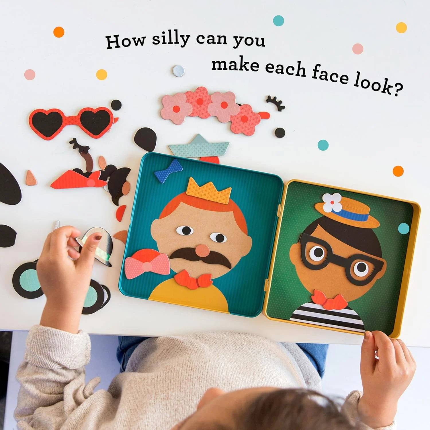 Magnetic Play Set- Funny Faces by Petit Collage - Image 2