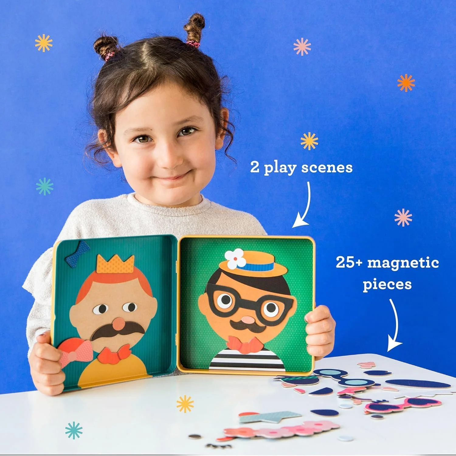 Magnetic Play Set- Funny Faces by Petit Collage - Image 3