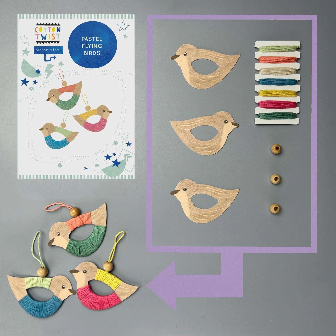 Make Your Own Flying Bird Decorations by Cotton Twist - Image 5
