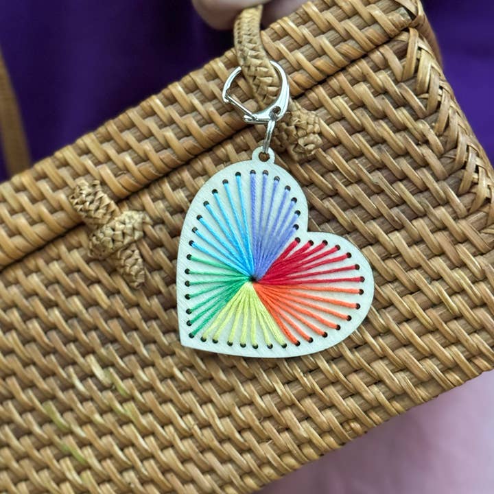 Make Your Own Heart Keyring Kit by Cotton Twist - Image 2