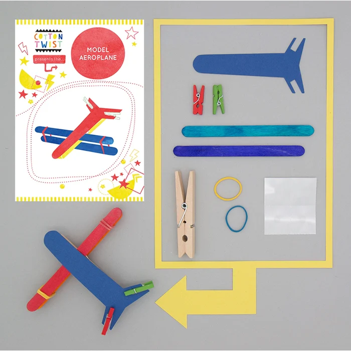 Make Your Own Model Aeroplane Kit by Cotton Twist - Image 2