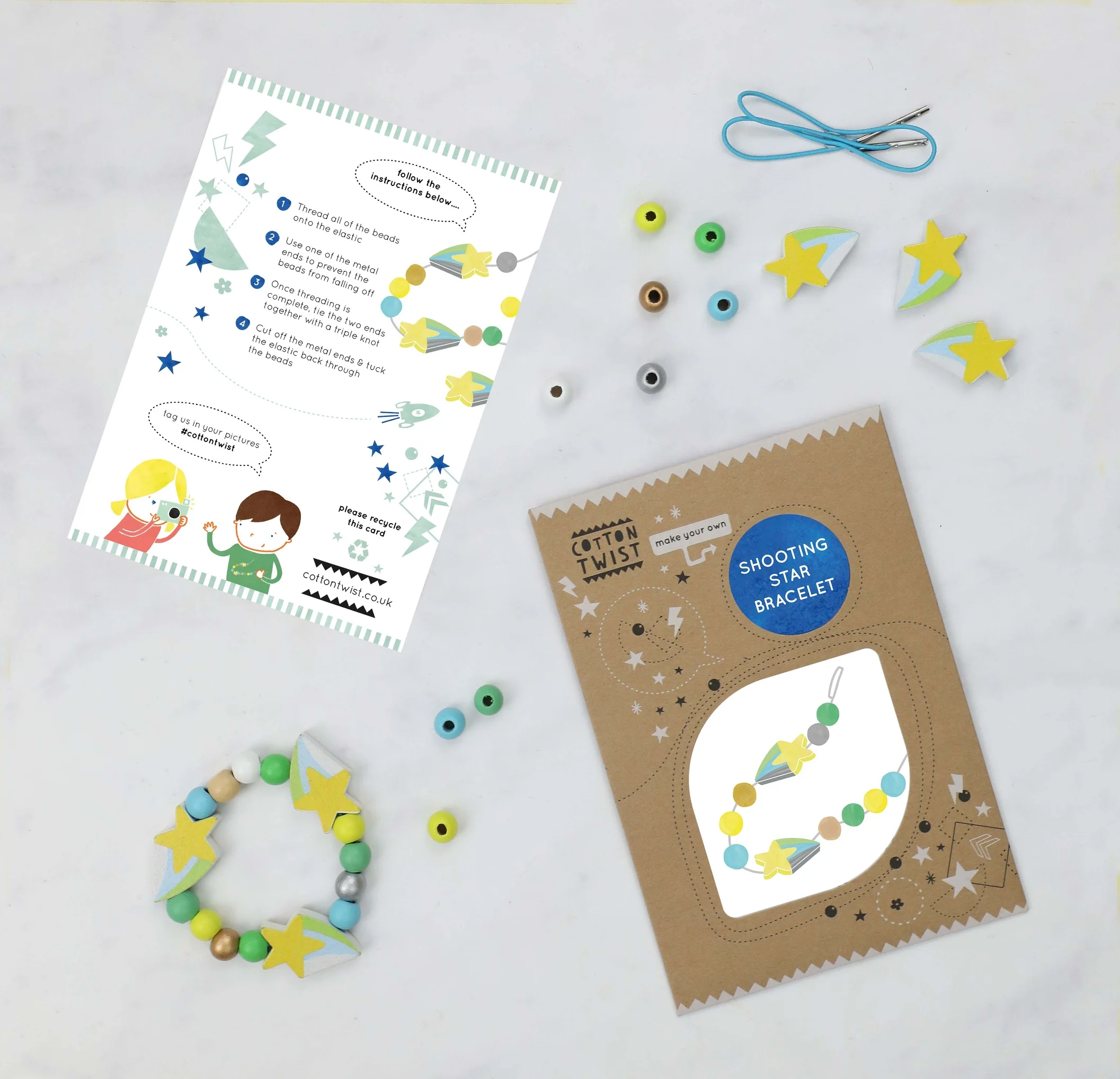 Make Your Own Shooting Star Bracelet by Cotton Twist - Image 2
