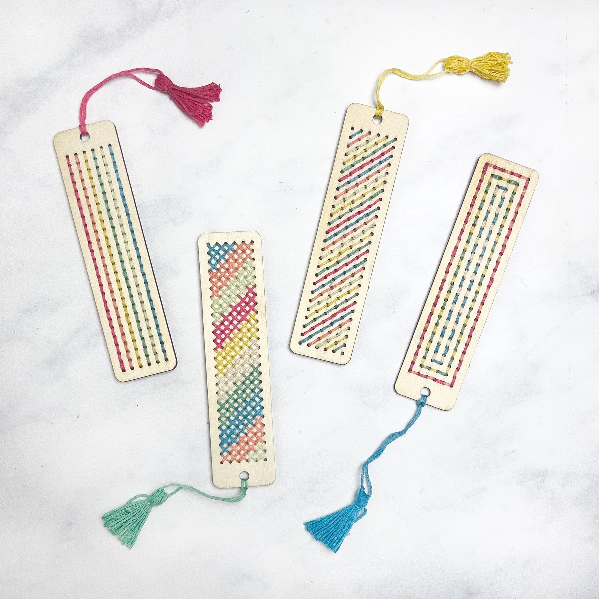 Make Your Own Stitched Tassel Bookmark Kit by Cotton Twist - Image 4