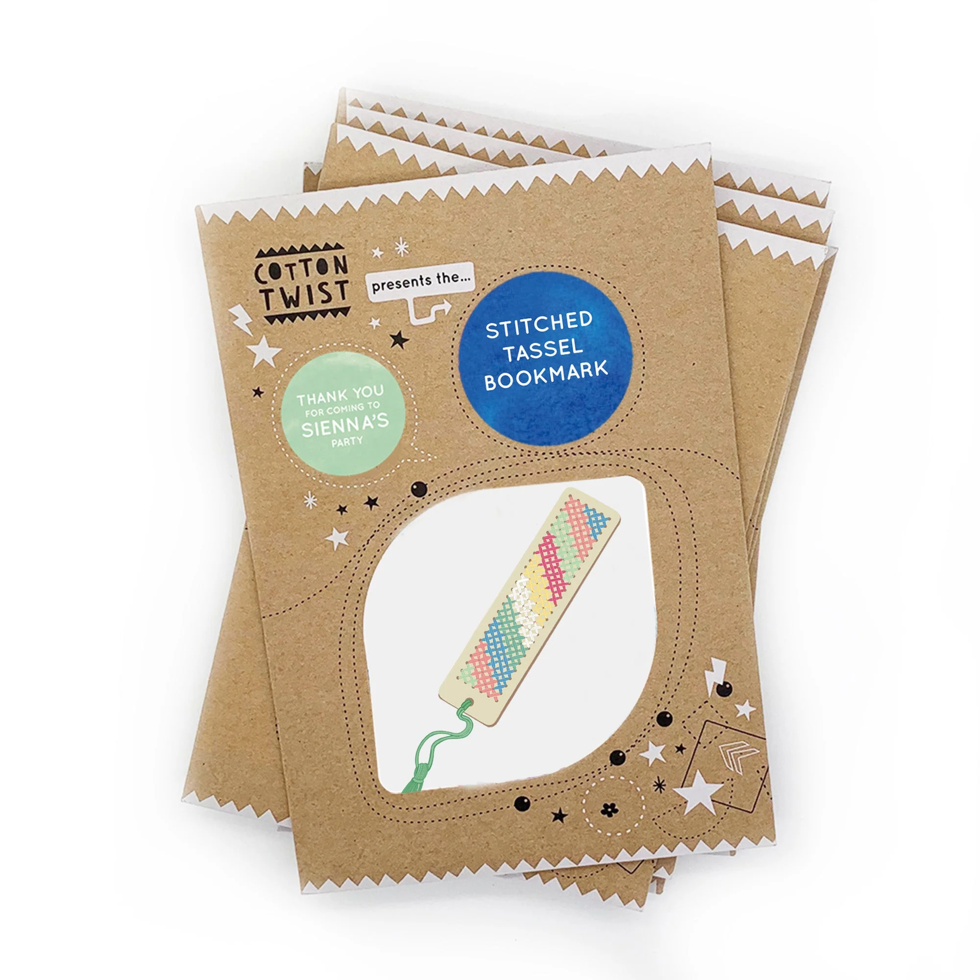 Make Your Own Stitched Tassel Bookmark Kit by Cotton Twist - Image 6
