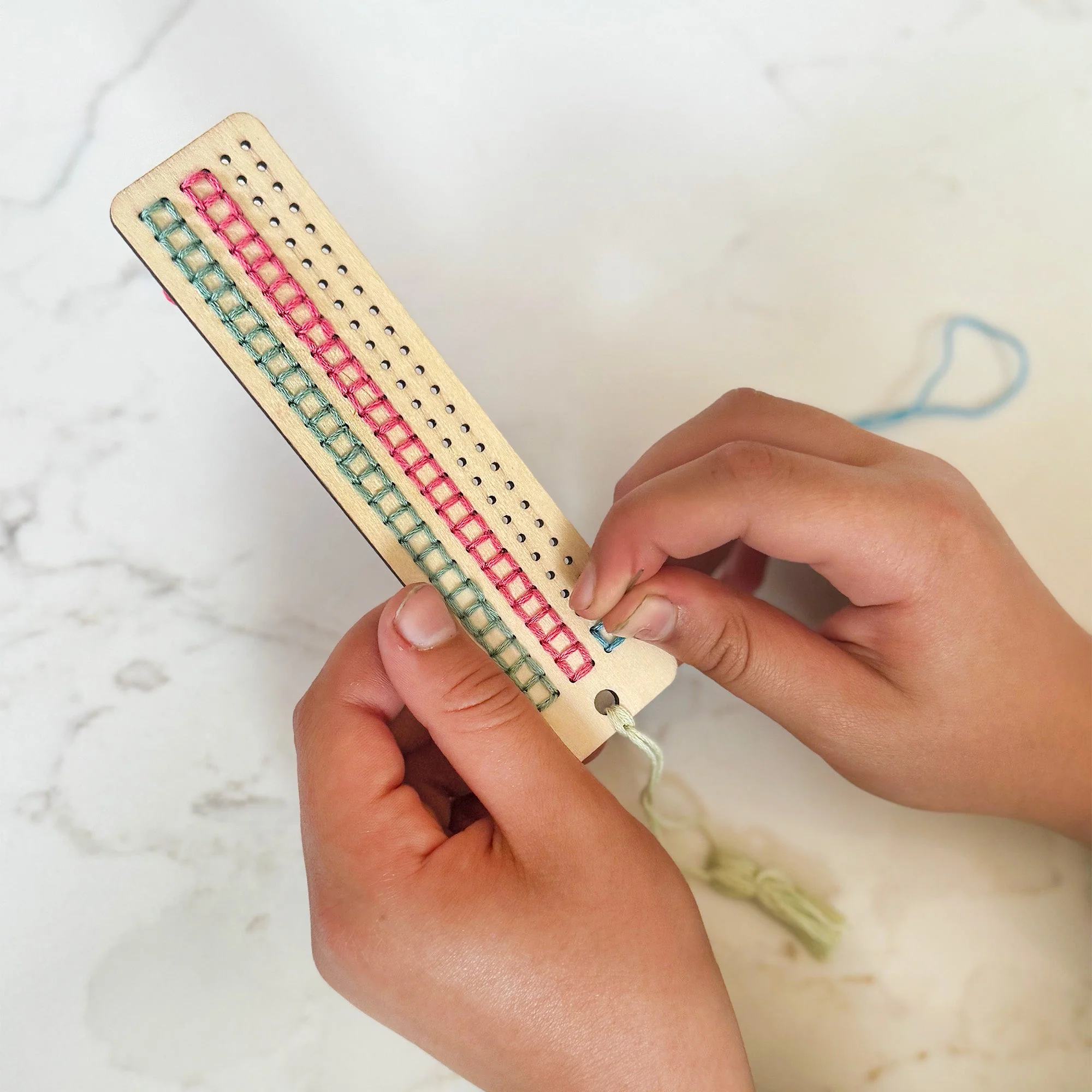 Make Your Own Stitched Tassel Bookmark Kit by Cotton Twist - Image 7