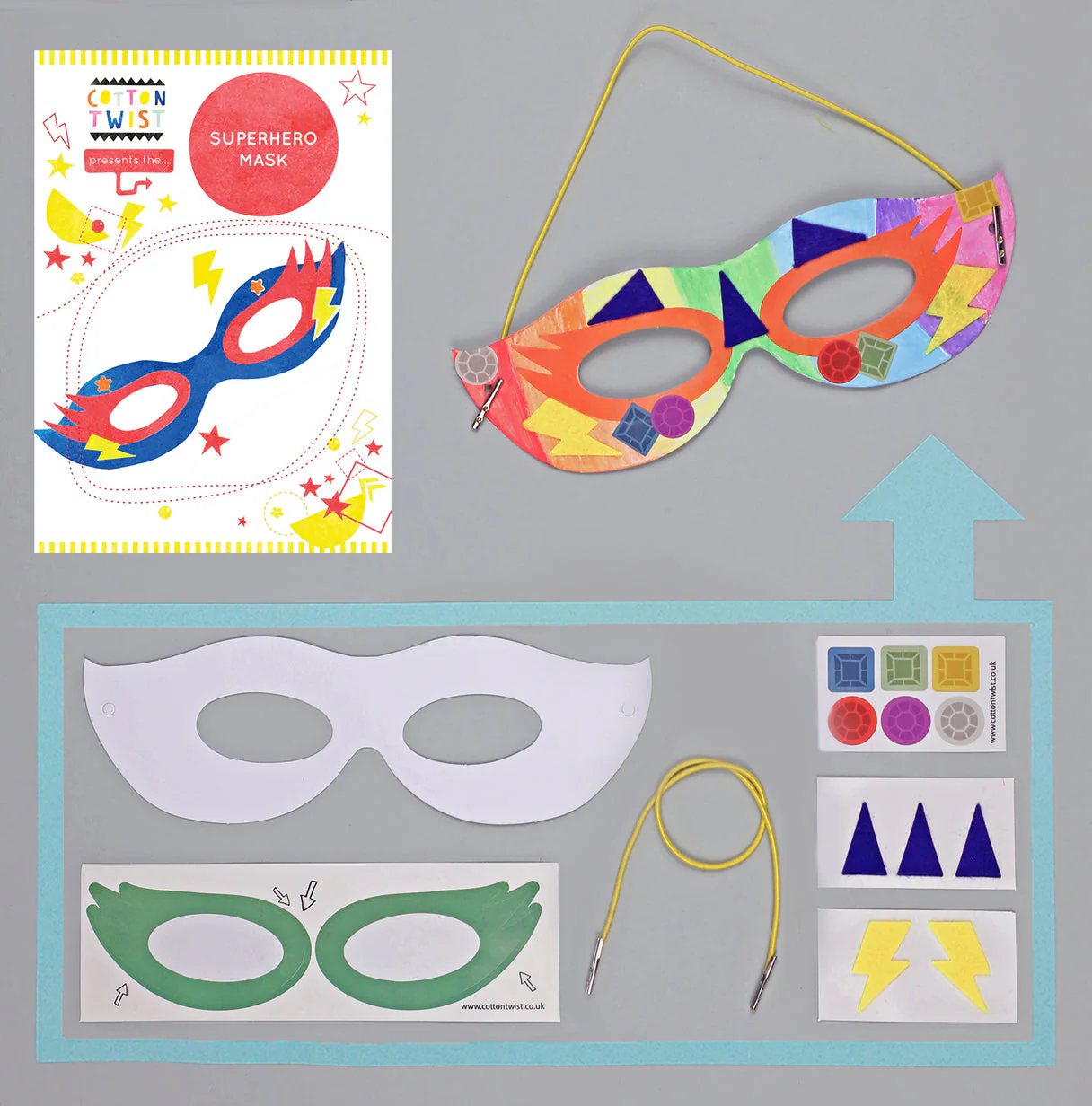 Make Your Own Superhero Mask Kit by Cotton Twist - Image 3