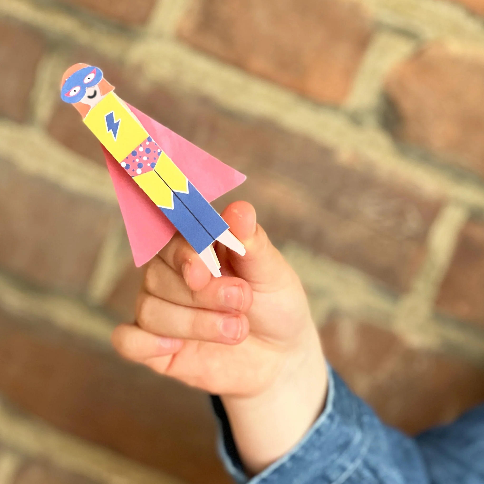 Make Your Own Superhero Peg Doll Kit by Cotton Twist - Image 2