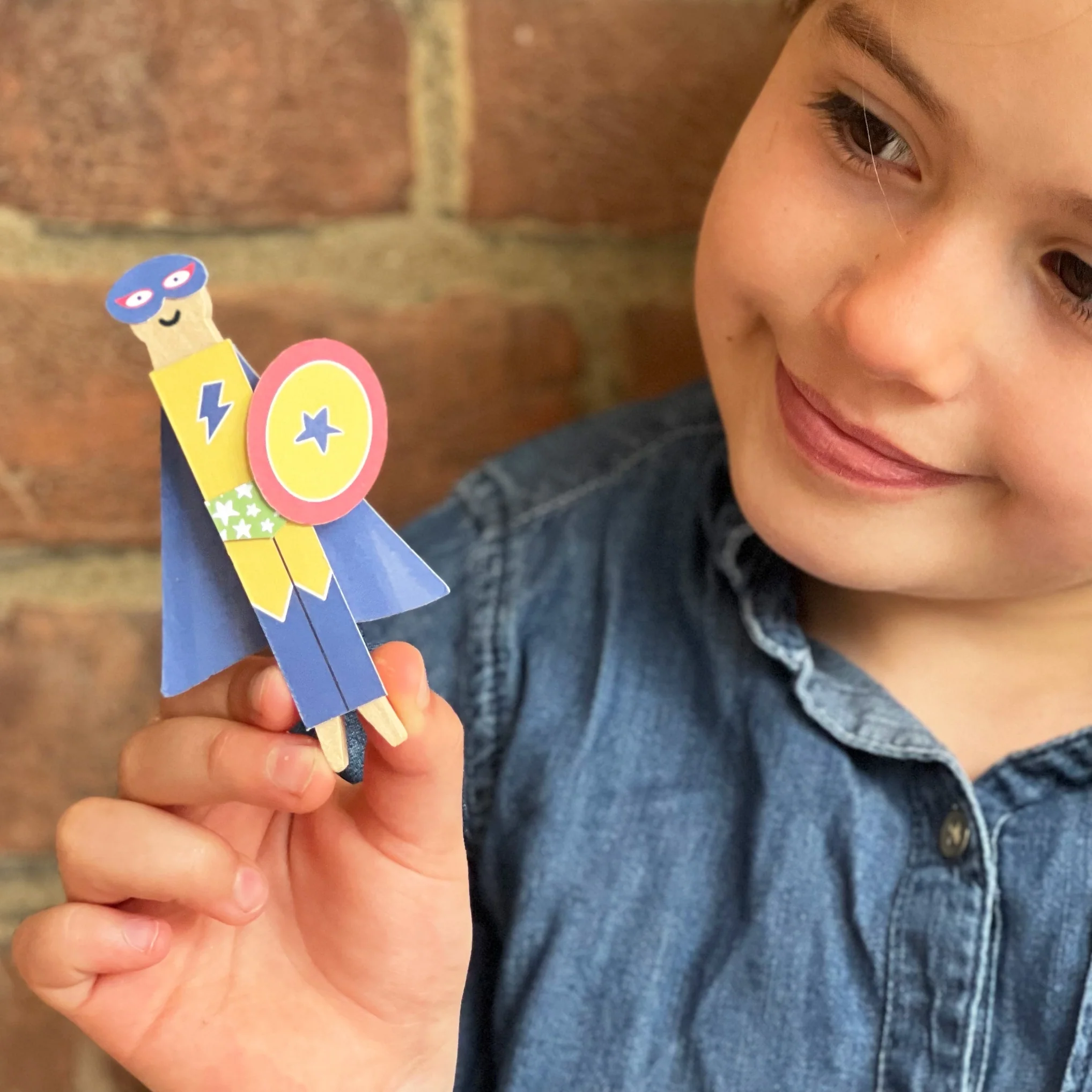 Make Your Own Superhero Peg Doll Kit by Cotton Twist - Image 5