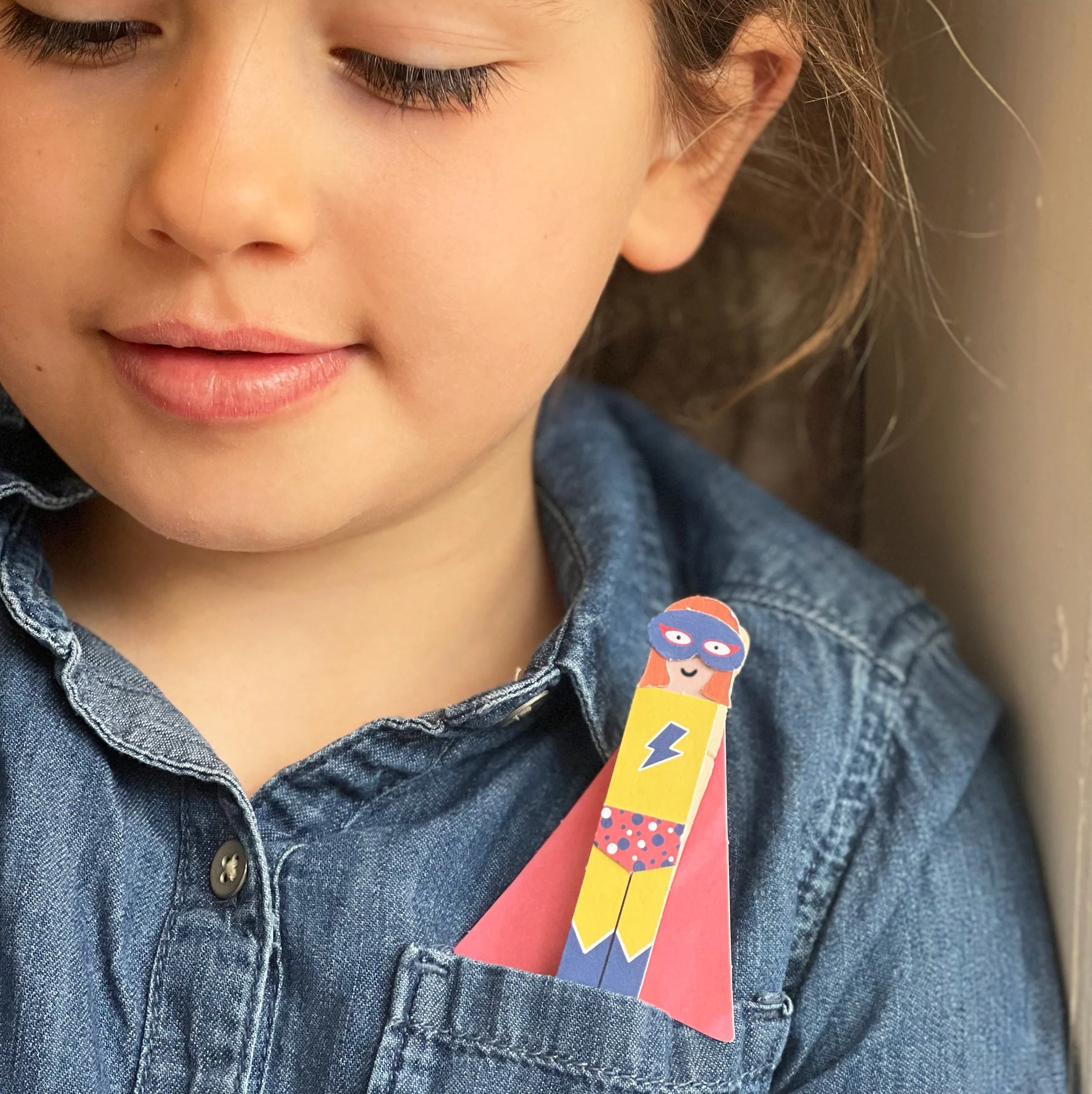 Make Your Own Superhero Peg Doll Kit by Cotton Twist - Image 7