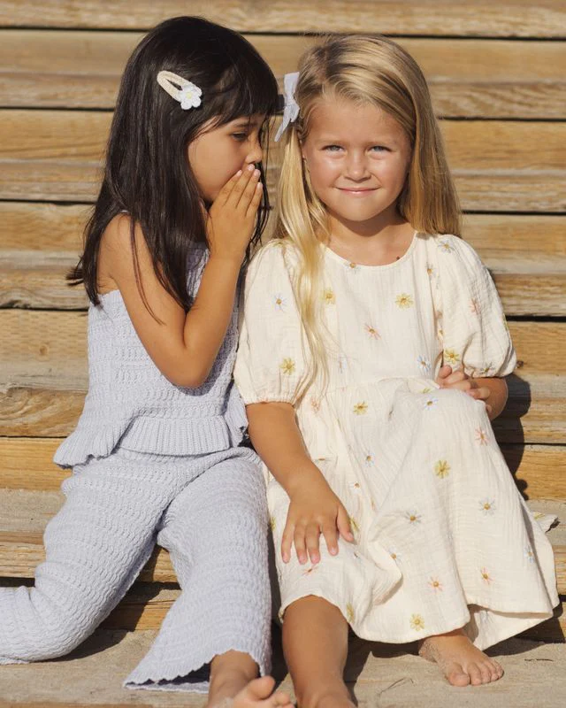 Marley Dress - Embroidered Daisies by Rylee + Cru - Image 10