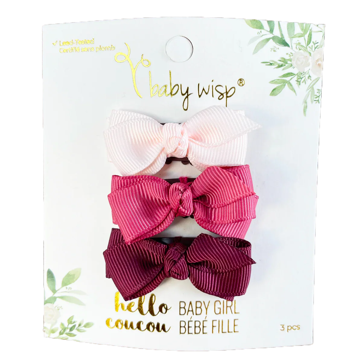 Medium Wisp Clips Set of 3 - Aiyanna Sonnet by Baby Wisp