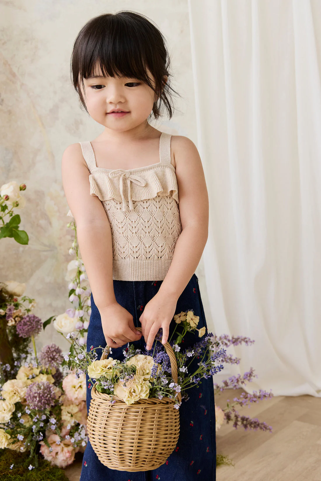 Melanie Top - Light Oatmeal Marle by Jamie Kay - FINAL SALE - Image 5