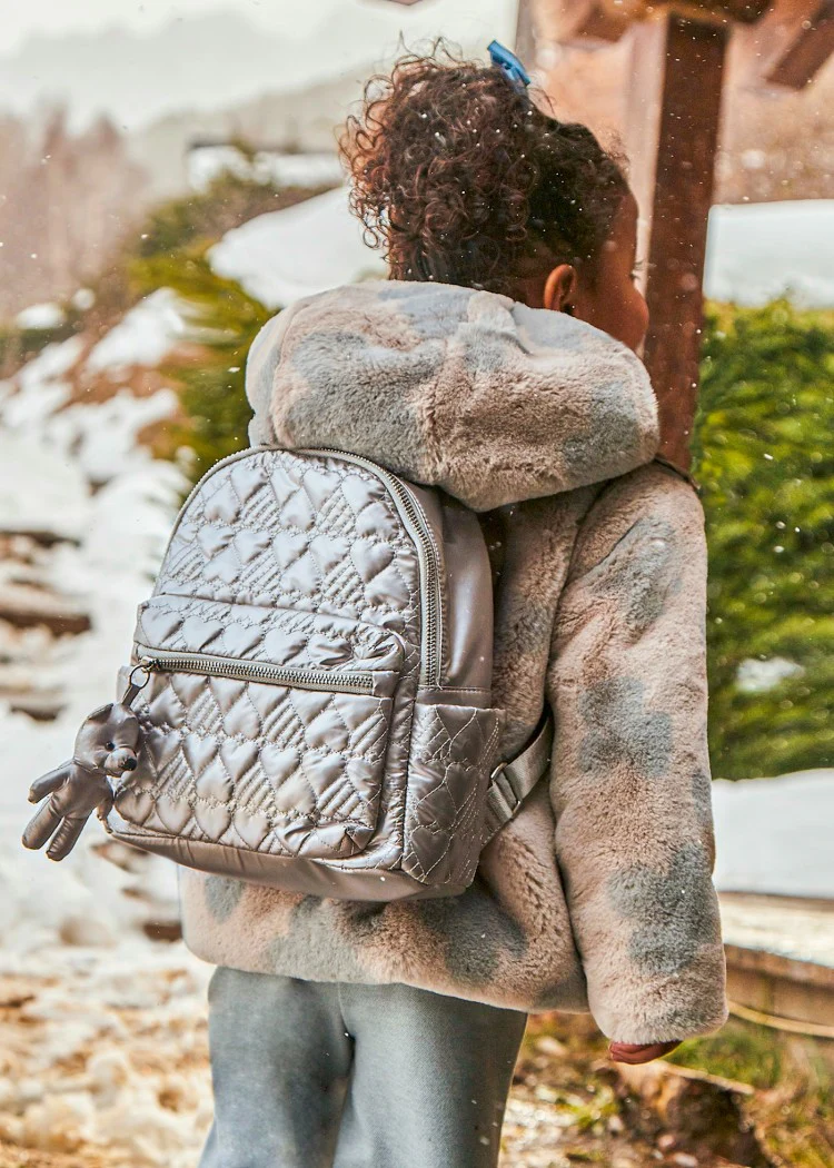 Metallic Padded Backpack by Mayoral - Image 4
