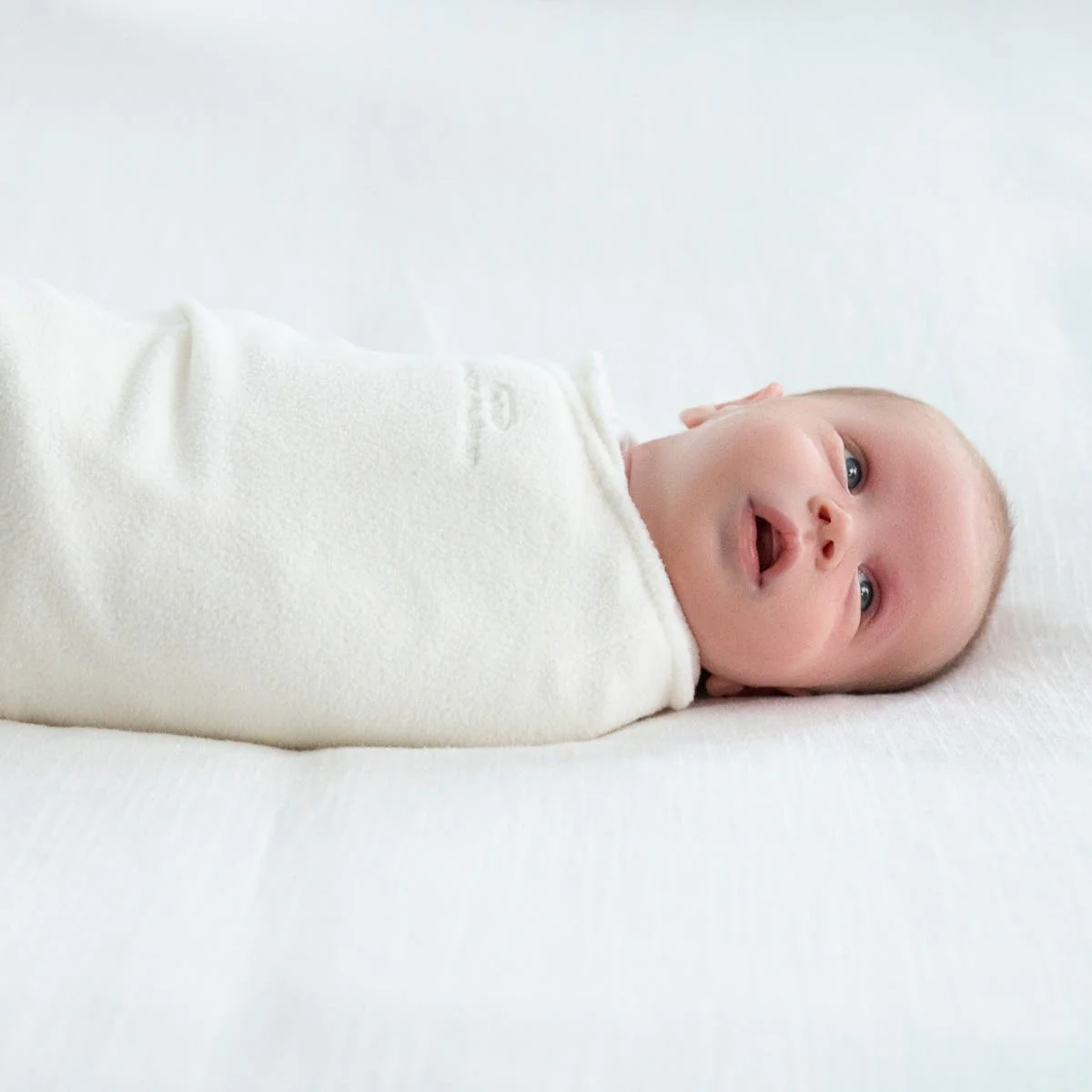 Micro Fleece SleepSack Swaddle - Cream by Halo - Image 2