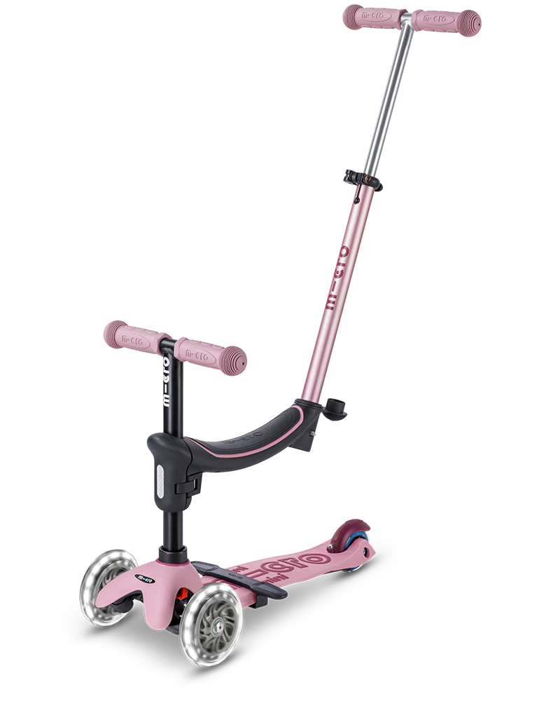 Micro Mini Rock & Go LED - Dusty Rose by Micro Kickboard - Image 3