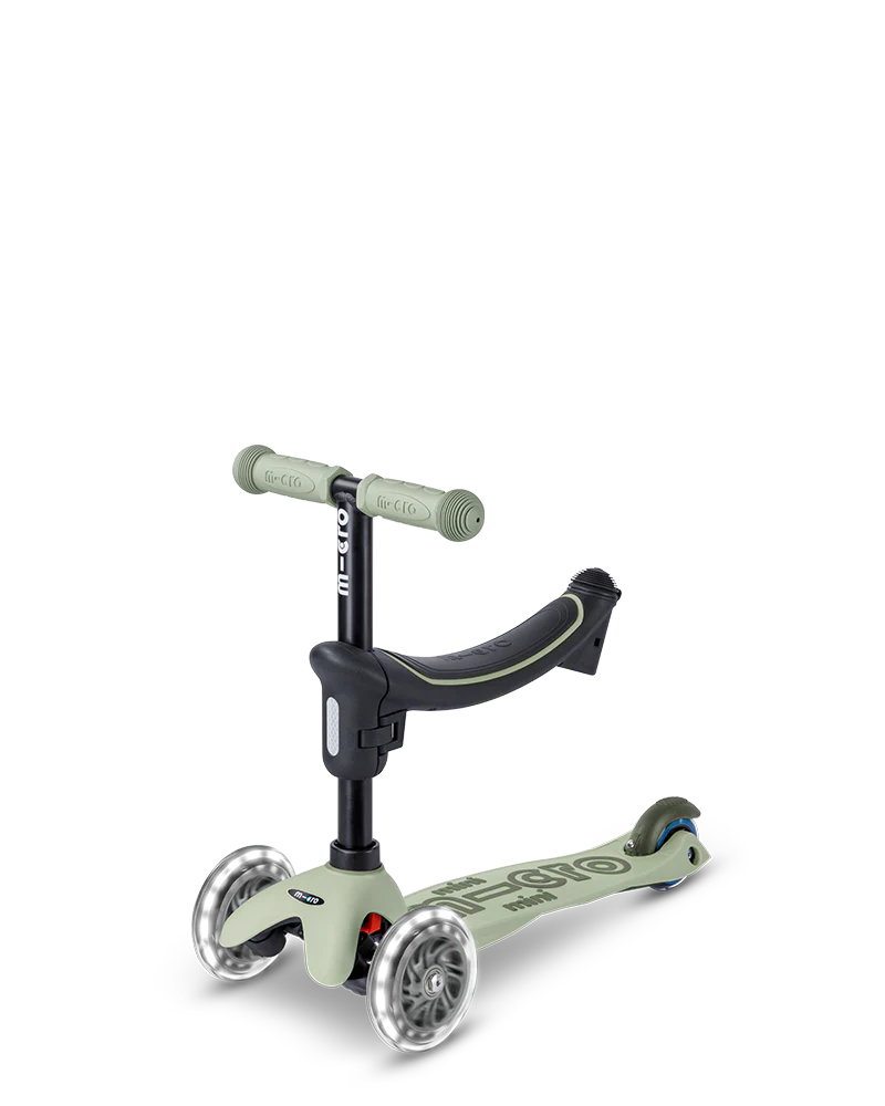 Micro Mini Rock & Go LED - Olive Sage by Micro Kickboard - Image 4