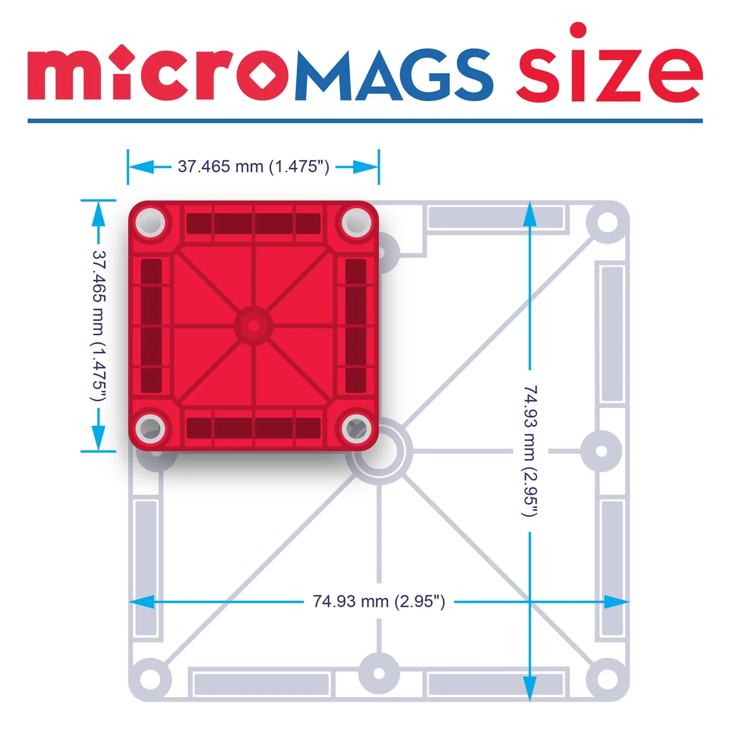microMAGS 26-Piece Travel Set by Magna-Tiles - Image 10
