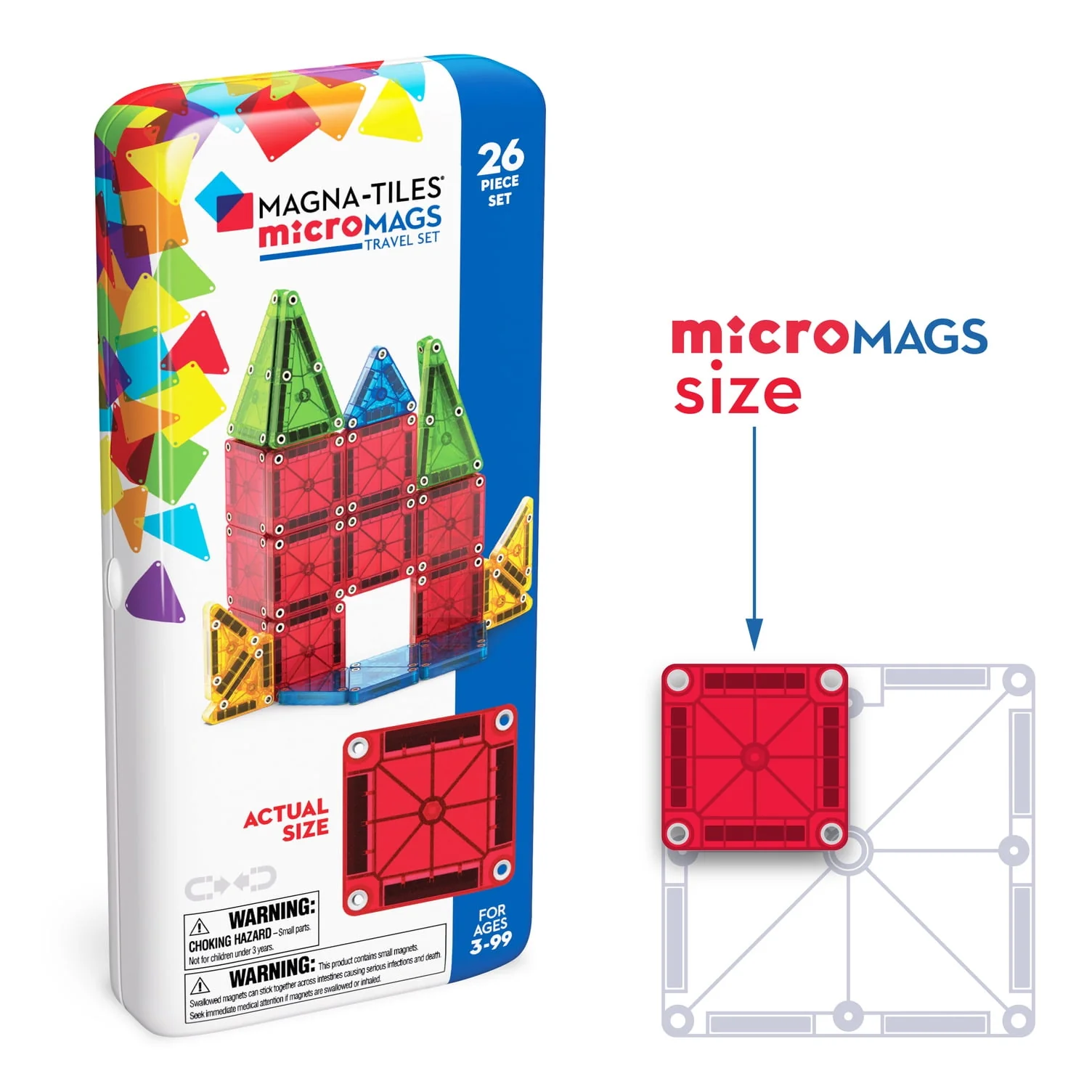 microMAGS 26-Piece Travel Set by Magna-Tiles - Image 9