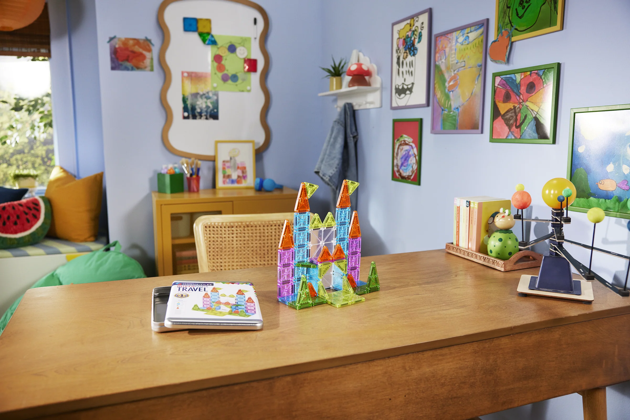 microMAGS 55 Piece Deluxe Travel Set by Magna-Tiles - Image 5