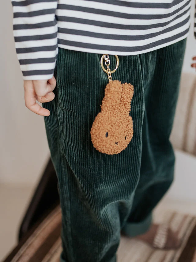 Miffy Flat Tiny Teddy Keychain 4" - Cinnamon by Bon Ton Toys - Image 2