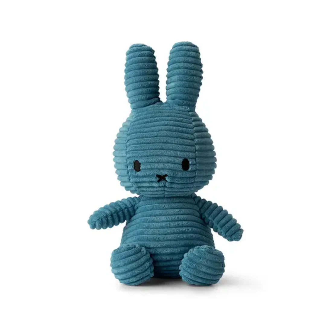 Miffy Sitting Corduroy 9" Plush Toy by Bon Ton Toys - Image 2