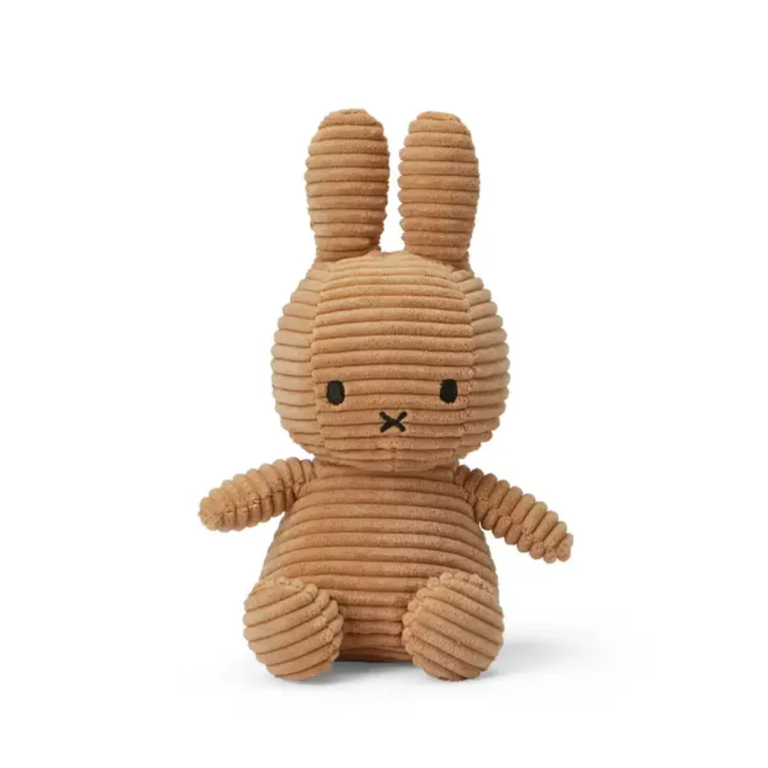 Miffy Sitting Corduroy 9" Plush Toy by Bon Ton Toys - Image 3