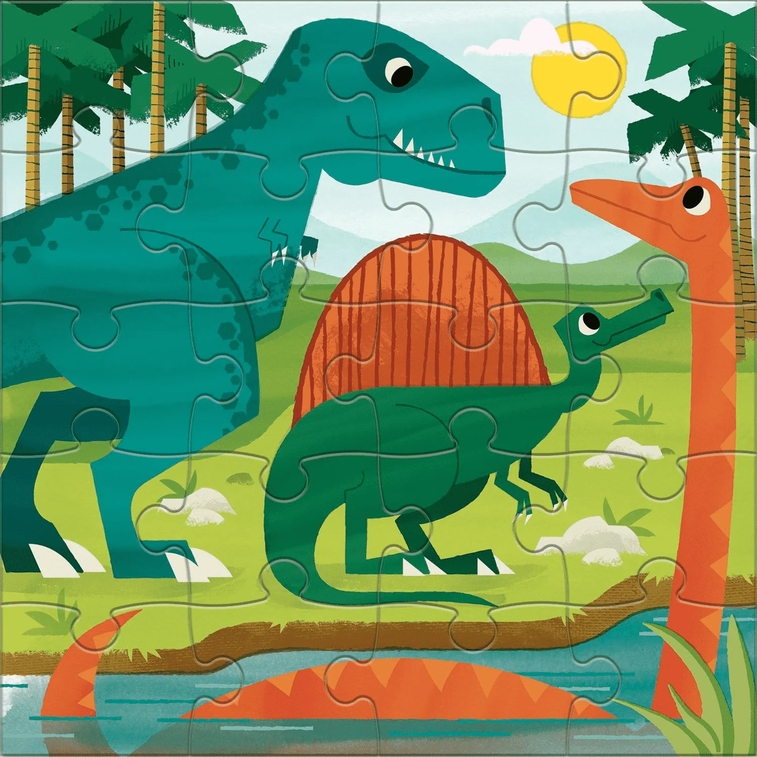 Mighty Dinosaurs Magnetic Puzzle by Mudpuppy - Image 2