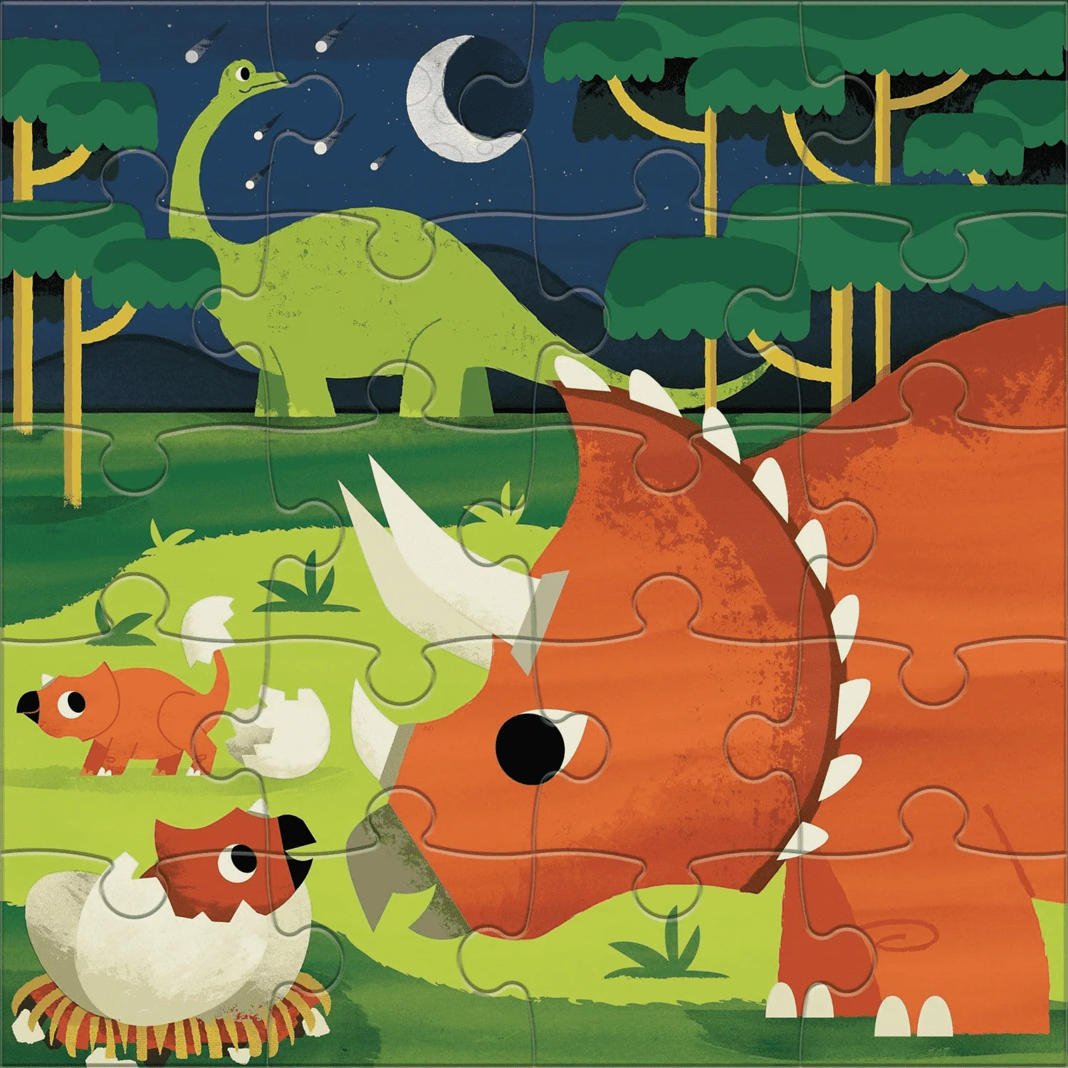 Mighty Dinosaurs Magnetic Puzzle by Mudpuppy - Image 3