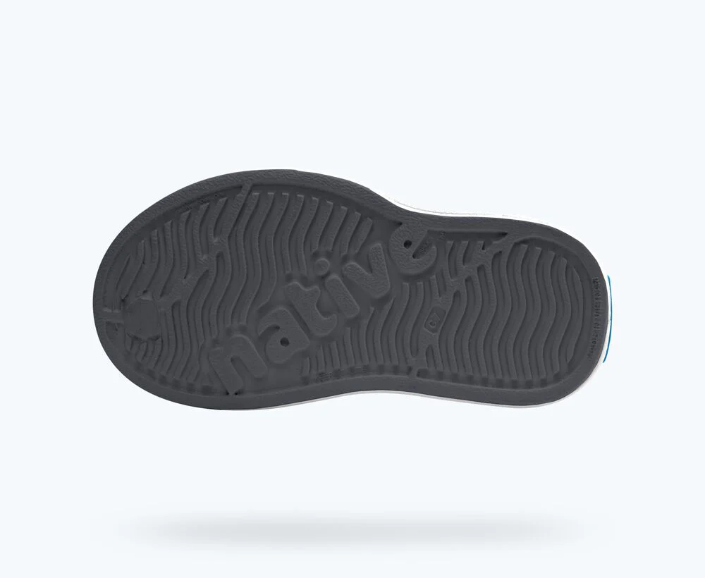 Miles Print Shoes - Gravity Grey/ Shell White/ Dinosaur Block by Native Shoes - Image 3