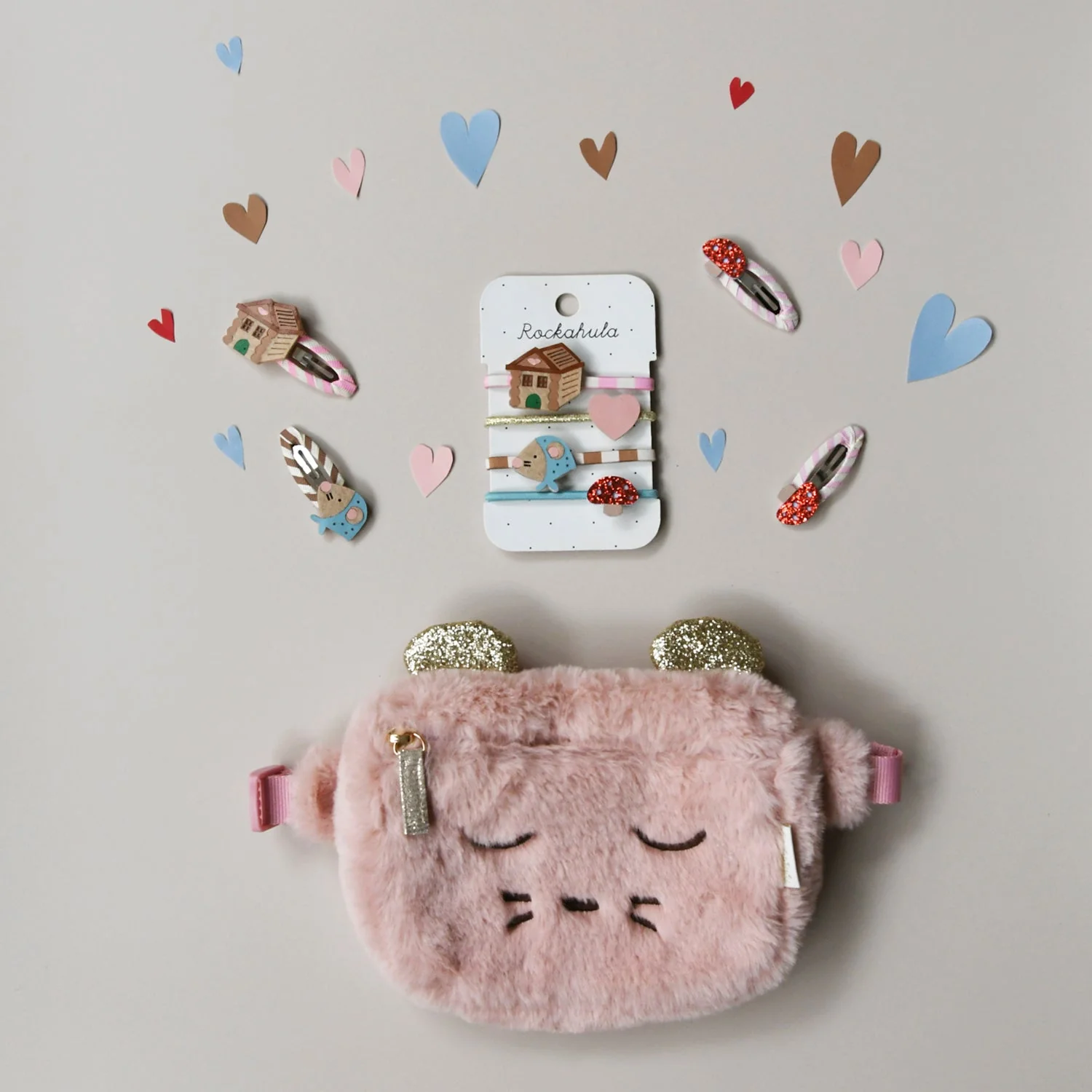 Millie Mouse Fluffy Bum Bag by Rockahula Kids - Image 3