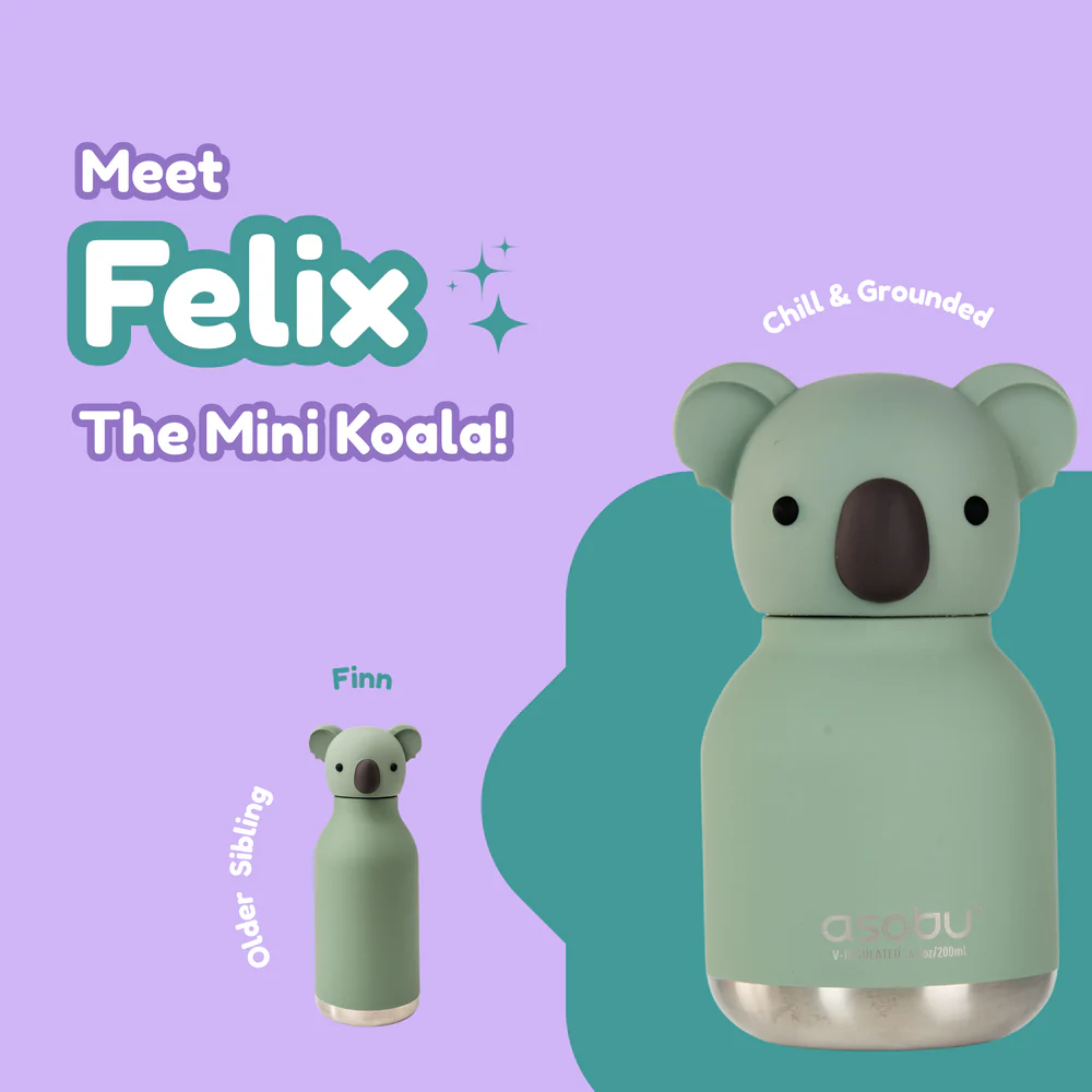 Mini Bestie Water Bottle - Koala by Asobu - Image 4