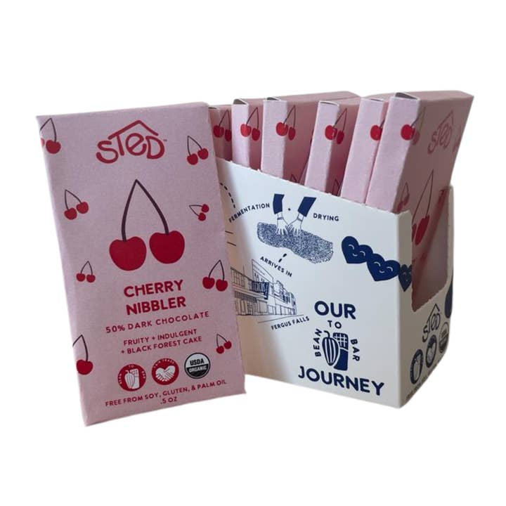 Mini Chocolate Bar - Cherry Nibbler by Sted Foods - Image 2