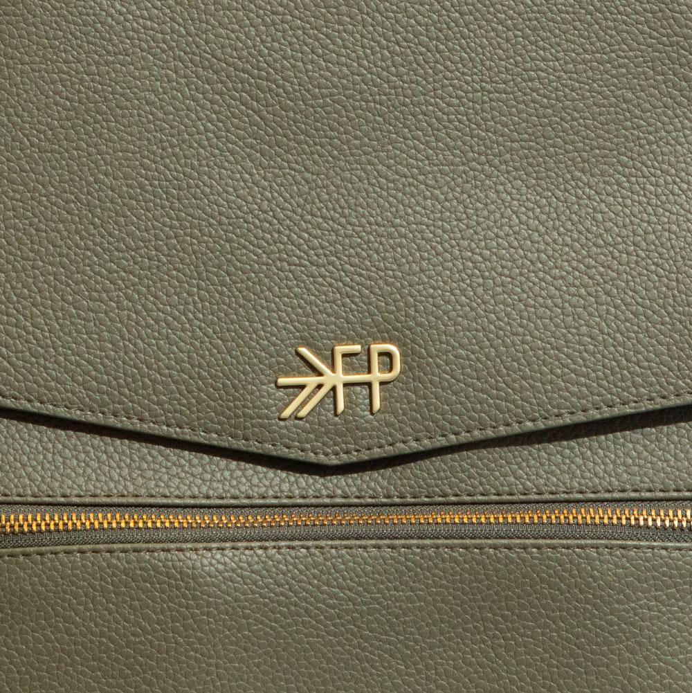 Mini Classic Diaper Bag II - Sage by Freshly Picked - Image 4