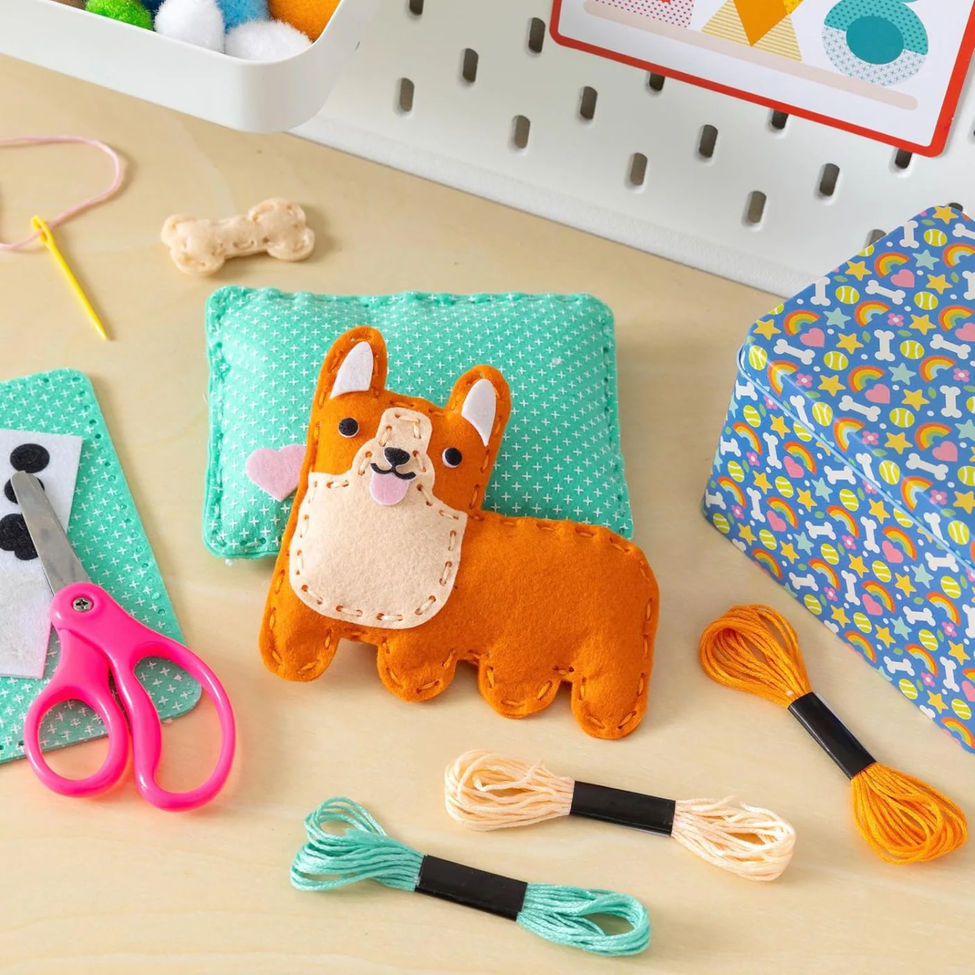 Mini Craft Kit - Pocket Pet Corgi by Petit Collage - Image 2
