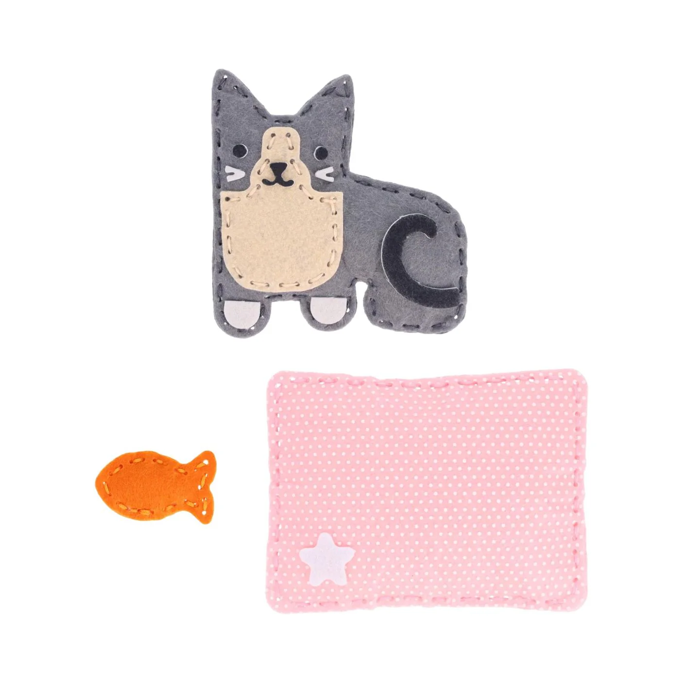 Mini Craft Kit - Pocket Pet Kitten by Petit Collage - Image 3
