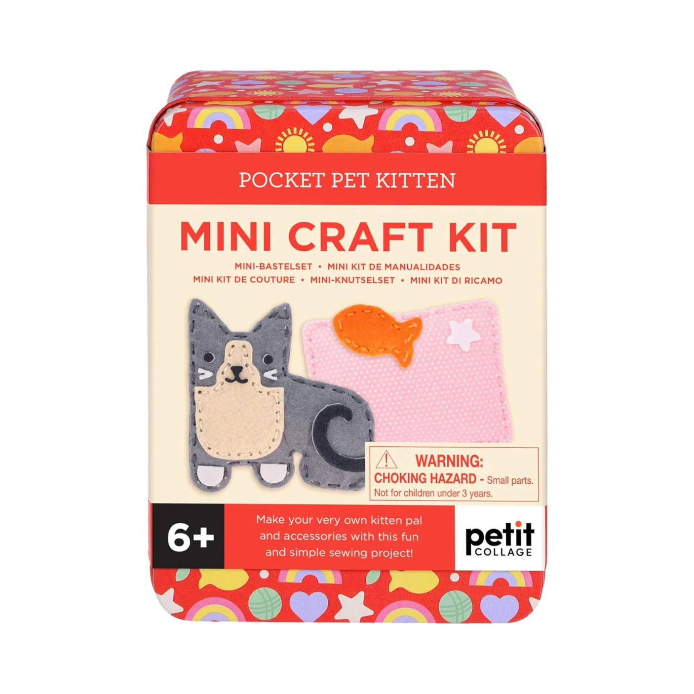 Mini Craft Kit - Pocket Pet Kitten by Petit Collage - Image 4