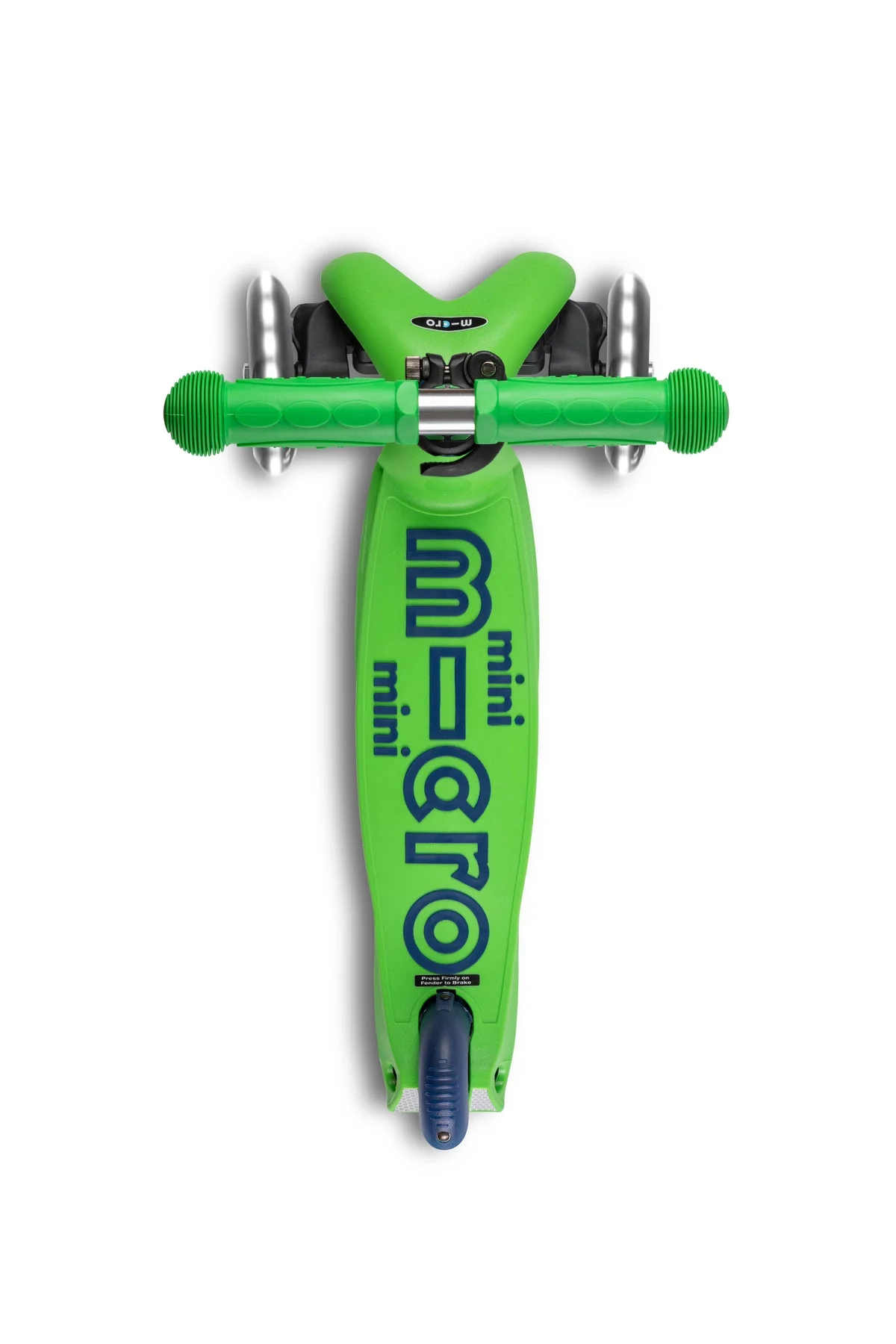 Mini Deluxe LED Scooter - Green/Blue by Micro Kickboard - Image 2