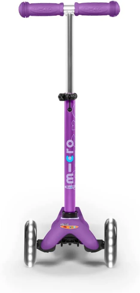 Mini Deluxe LED Scooter - Purple/Pink by Micro Kickboard - Image 3