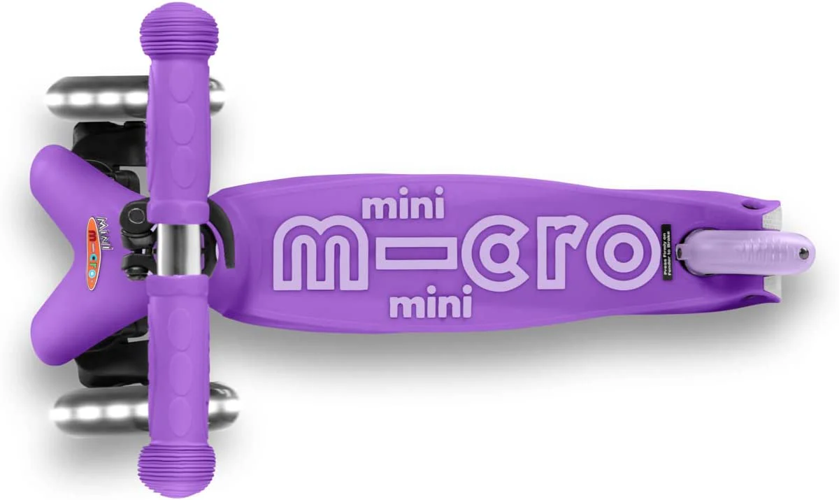 Mini Deluxe LED Scooter - Purple/Pink by Micro Kickboard - Image 5