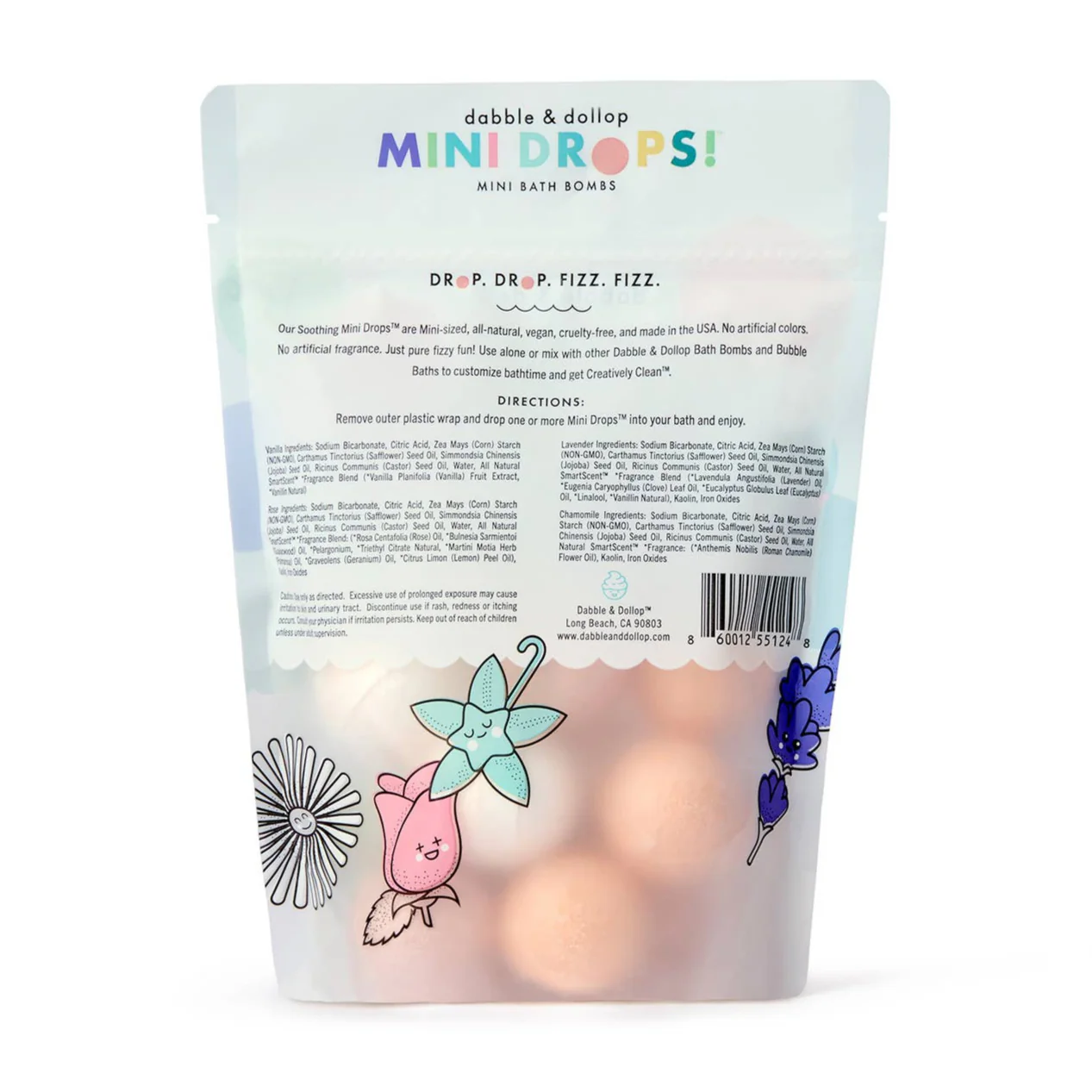 Mini Drops Bath Bombs - All-Natural Soothing Scents by Dabble & Dollop - Image 4