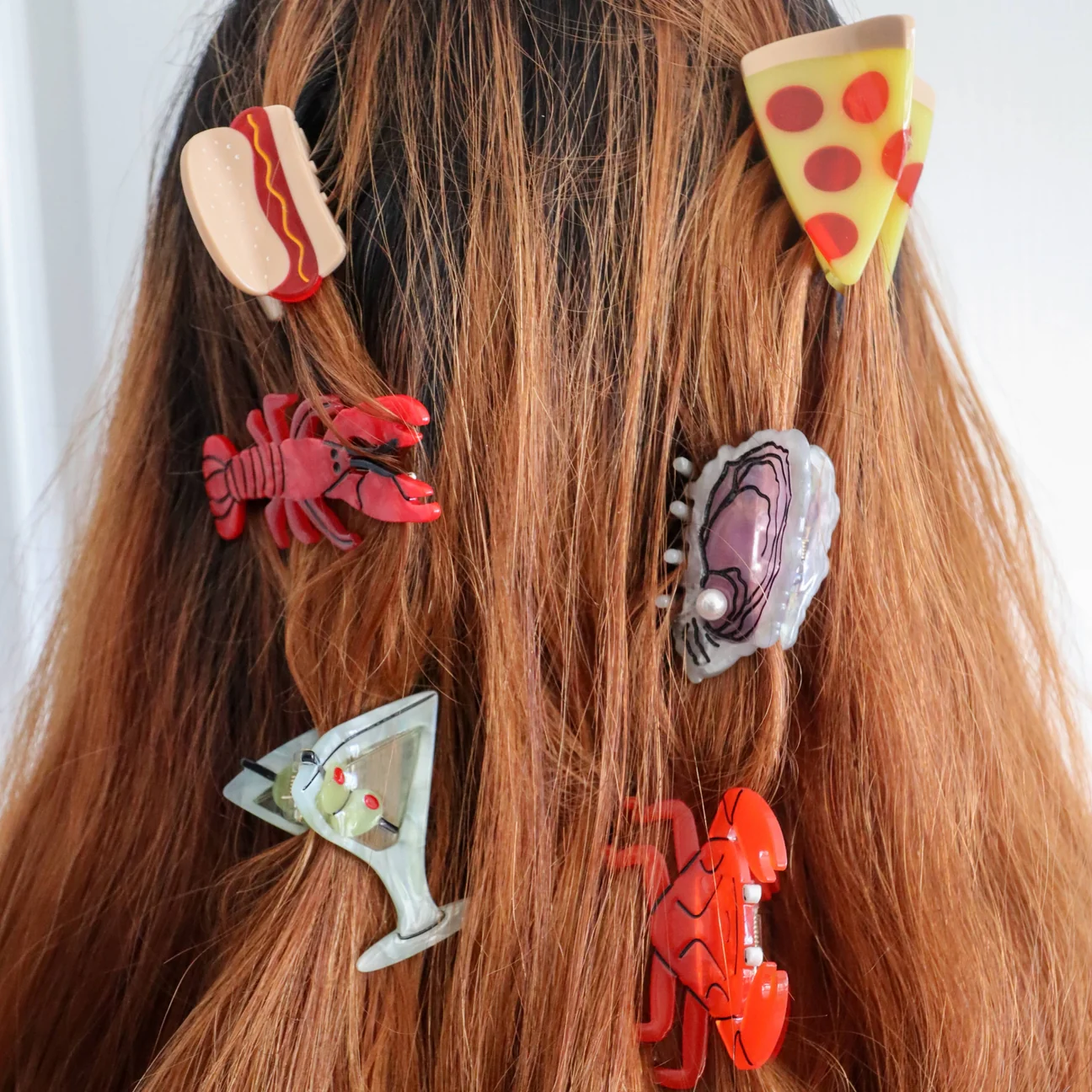 Mini Hot Dog Hair Claw Clip by Jenny Lemons - Image 4